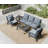 7-piece Hdpe Outdoor Patio Conversation Set With Cushions-165617807-165617801