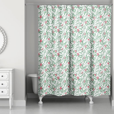 Denslowe Floral Single Shower Curtain