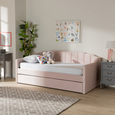 Ailish Upholstered Daybed with Trundle