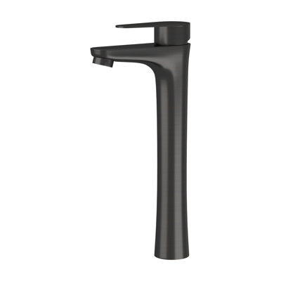 11.57 in. Widespread Single Hole Bathroom Faucet Single Handle Bathroom Sink Faucet in Oil Rubber Bronze
