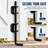FCD Fence Gate Drop Rod, 24 x 3 Inch, Black, 1 Pack