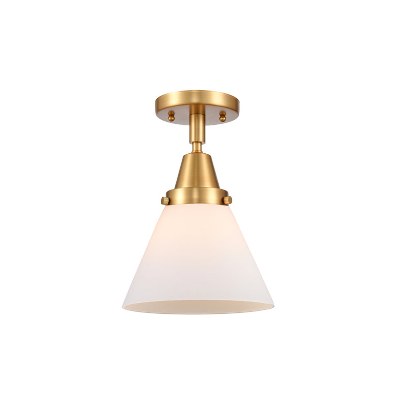 Plafonnier en verre, Ampoule non incluse, Oui, Or satiné