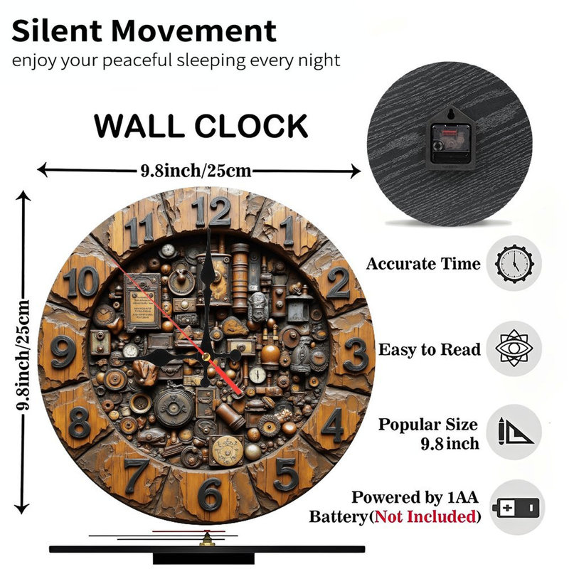 Décoration murale rétro style Steampunk