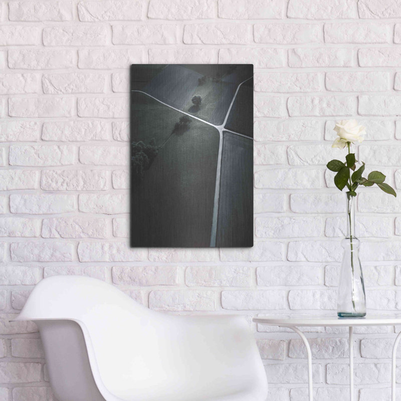 «Crossroads» par Design Fabrikken, art mural en métal, H 24 po x l 16 po