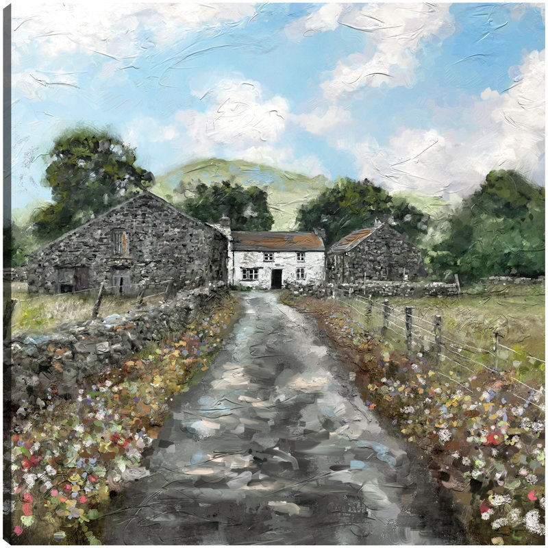 End of the Road 20" x 20" Wrapped Canvas Art Print