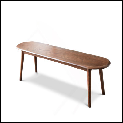 Banc de salle à manger en bois de chêne naturel
