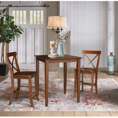Counter Height Solid Wood Dining Set