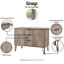 Commode en gris rustique-1309755039