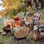 63.5cm W Iron Log Rack