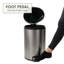 Yeung Steel Step On Kitchen Trash Can-1037777378
