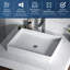 Lavabo de salle de bain rectangulaire 23-5 / 8 po x 17-3 / 4 po Karran Sternhagen SQS500-102145197