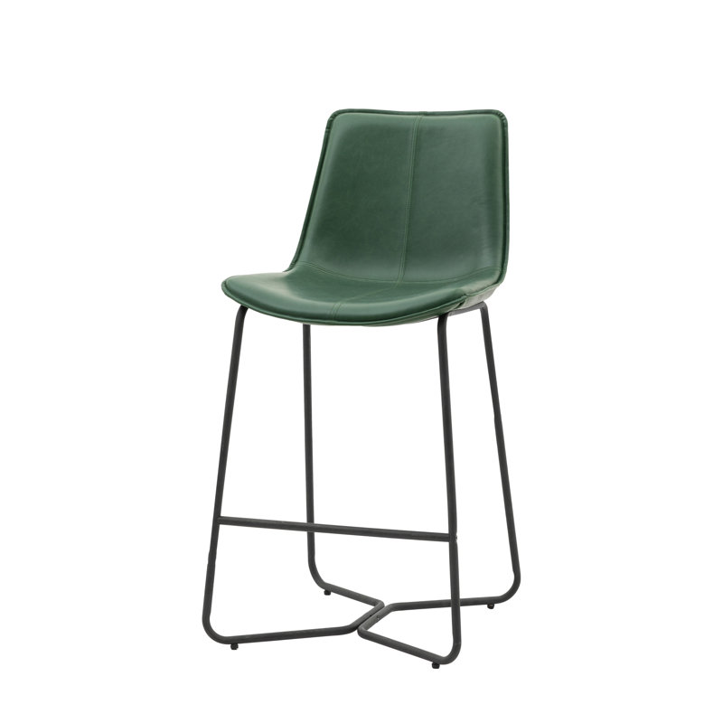 Altamese Upholstered Counter Stool with Metal Frame