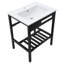 Meuble-lavabo simple 24 po avec lavabo