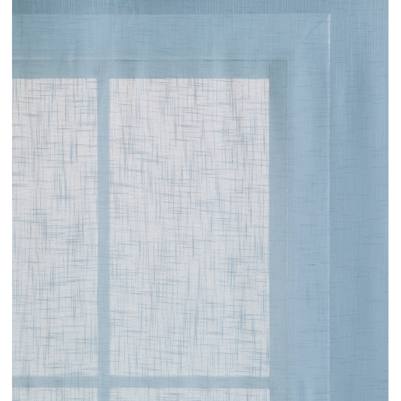 Minchinhampton Semi Sheer Curtain, Seaside Blue, 30" W  x 95" L