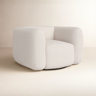Lainey Upholstered Swivel Armchair