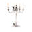 Song Bird 16'' H Pewter Tabletop Candelabra