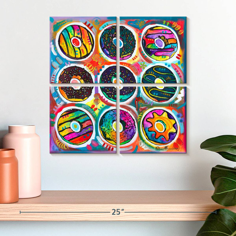 Yarlin Doughnuts Patterns, 18" H x 18" W