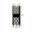 Armoire de rangement 70,87 "style français rétro en bois massif noir