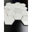 Mosaïque en marbre 3 po Bianco Dolomite-97975195