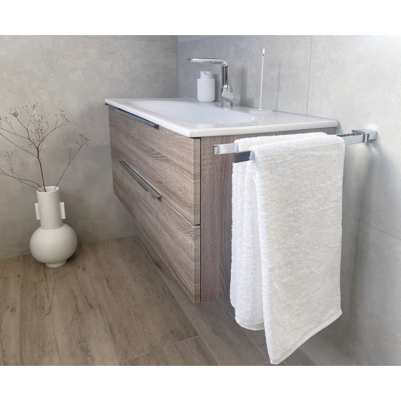 Midweight Hand Towel, White