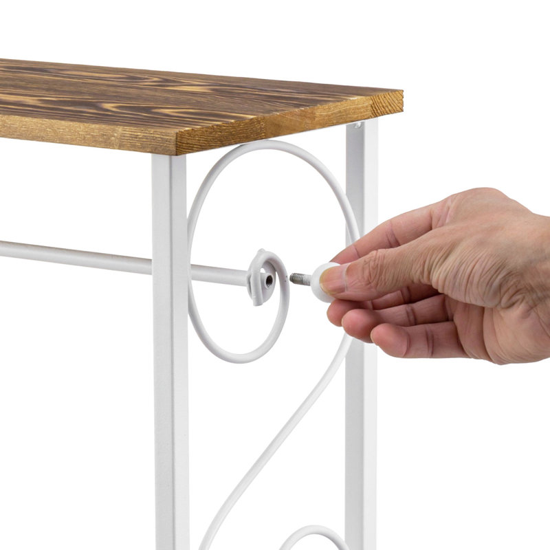 Free Standing Toilet Roll Holder with Magazine Rack