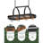 Ceiling Mounted Pot Rack With Hooks, Hanging Cookware Organizer For Pots And Pans, Metal Kitchen Storage Rack With Mesh Shelf