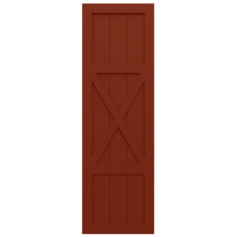 Volets de ferme EnduraCore, Rouge piment, L 12 po, 58"H