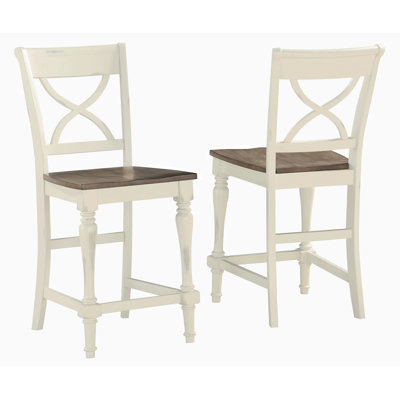 Iestyn Solid Wood Counter Stool