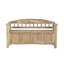 Banc de rangement en bois massif Naja