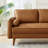 Revive Upholstered Vegan Leather Loveseat-105698009