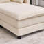 Canapé modulaire confortable en chenille avec structure en fer durable et assemblage facile-1080206668