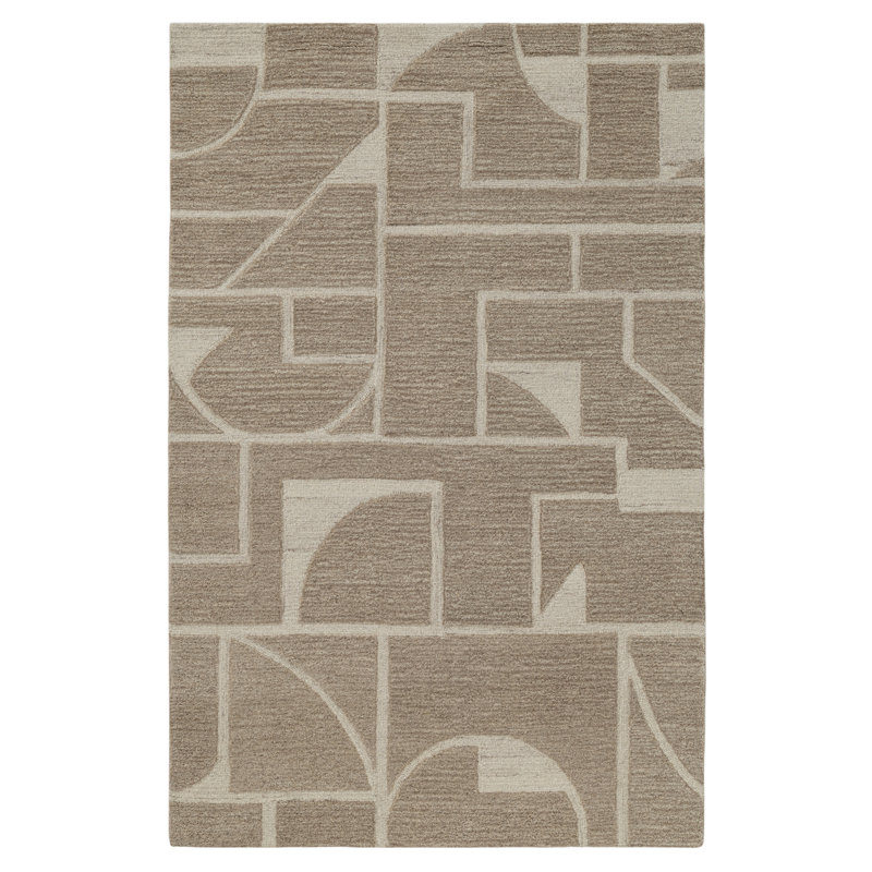 Tapis d'intérieur en laine touffeté à la main Toralf, 3 pi x 5 pi