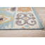 Tapis bleu clair en laine noué à la main Freya-383935990