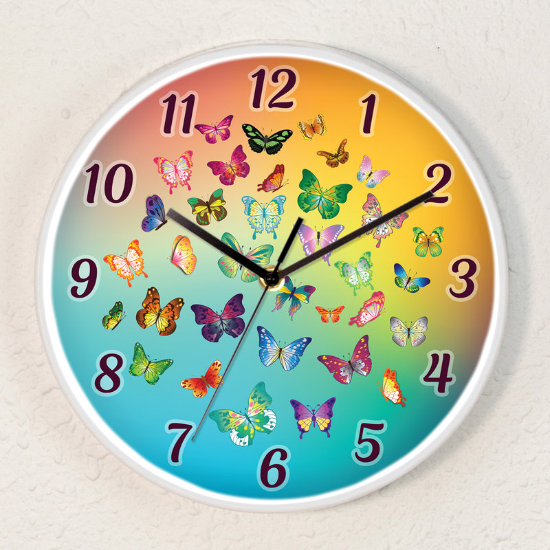 Shoop Butterfly Dream Children Wall Clock - 25 cm / 9.8 in