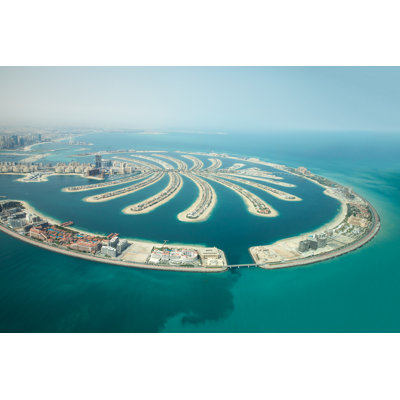 Palm Jumeirah Dubai by Kertu_ee - Wrapped Canvas Print