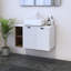 Meuble-lavabo simple 31,5 po avec plateau en bois manufacturé Karaya-671452091