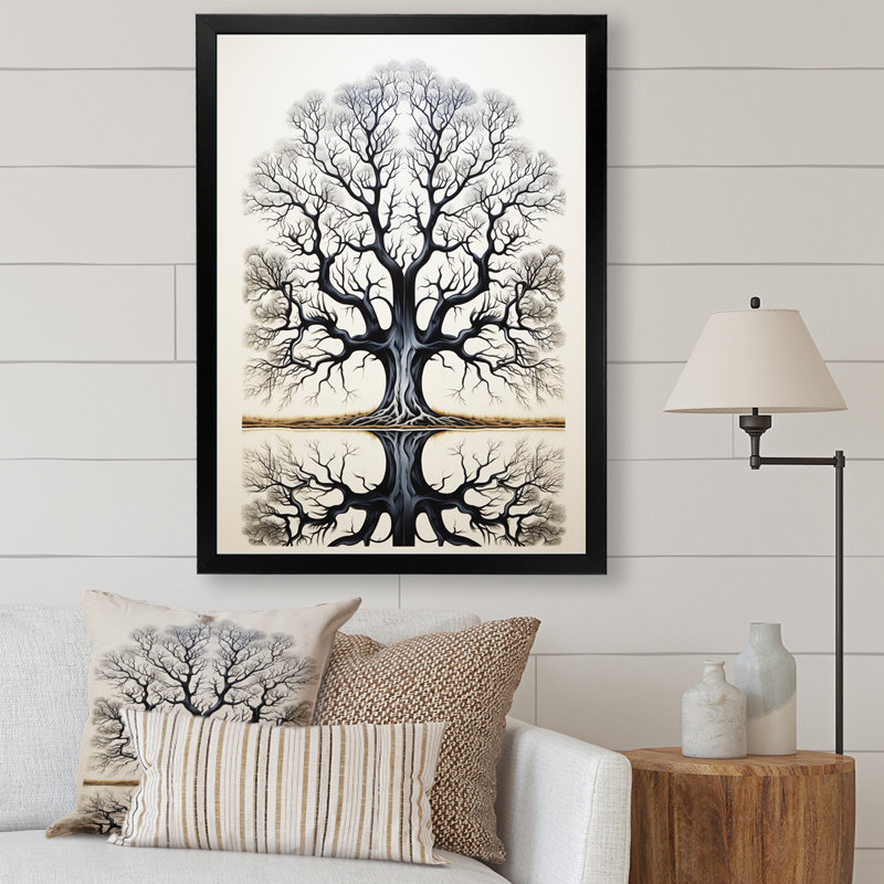 «Londrigan Tree Sublime Symmetry» sur impression sur toile, Cadre photo noir, H 20 po x l 12 po x P 1 po