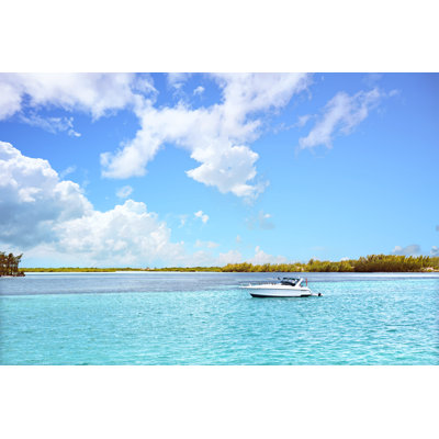 Bucci Blue Sea Water - Wrapped Canvas Print