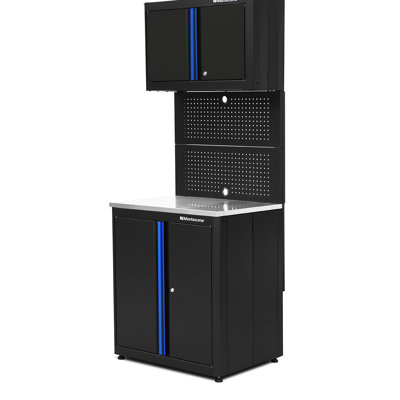 2 Piece Steel Garage Organization Cabinet