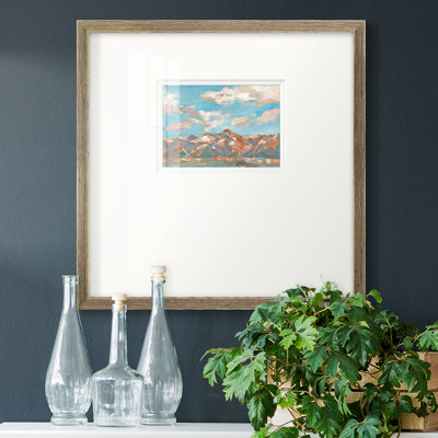 «Pastel Western Vista Iompemium», reproduction encadrée