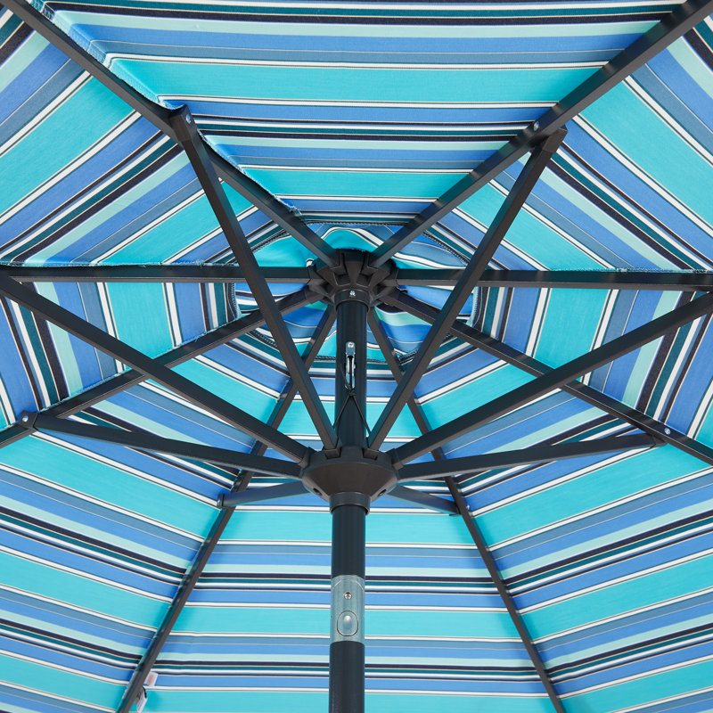  Parasol de marché 9 pi / 11 pi Sunbrella, 9 pi, Oasis doux