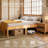 12 Inch Solid Wood Platform Bed Frame，Wooden Bed Frame with No Box Spring Needed-346841859-346841918
