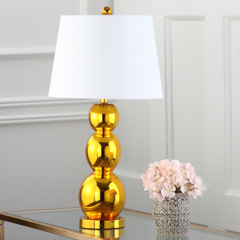 Ensemble de lampes de table 26,5 po Dearis, Or