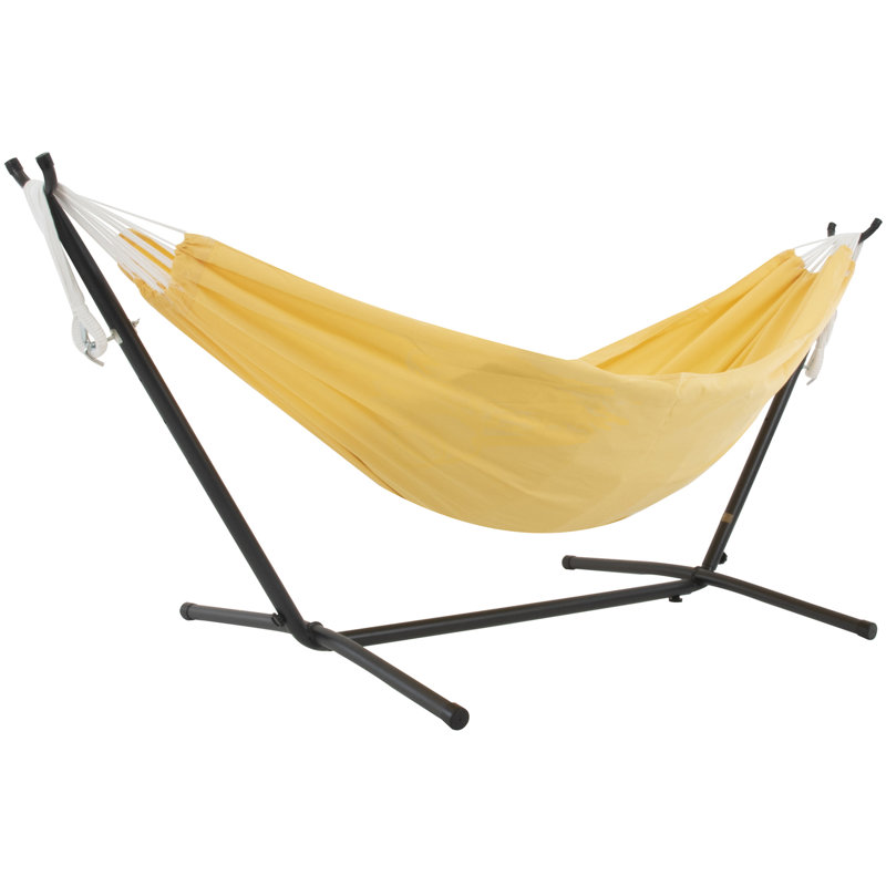 Fiona Double Hammock with Stand, Yellow