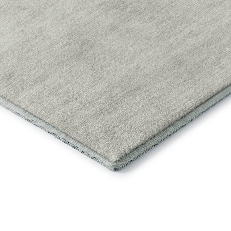 Tapis ivoire Prisco lavable à la machine de qualité supérieure, Rectangle 5 pi x 7 pi 6 po