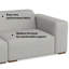 Rex 5 - Piece Modular Upholstered Sectional with Ottoman-98294389