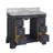 Twain 42" Single Bathroom Vanity Set with Marine Gray Cabinet and Carrara Marble Countertop-1294864970