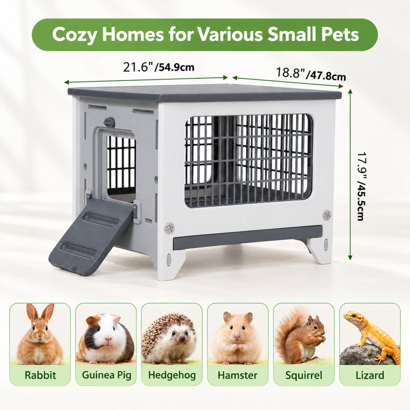 Weather Resistant Rabbit Small Animal Modular Habitat