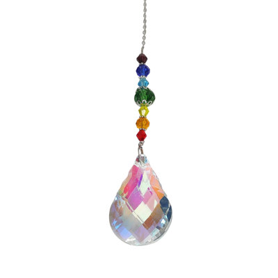 Sun Catchers With Crystals Hanging Crystals Suncatchers For, Colored Crystals Prisms Glass Hanging Pendant Suncatchers , Christmas Tree Decoration