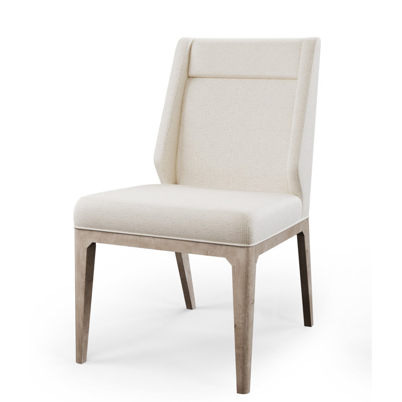 Cadence Upholstered Dining Chair, Sand Cerused